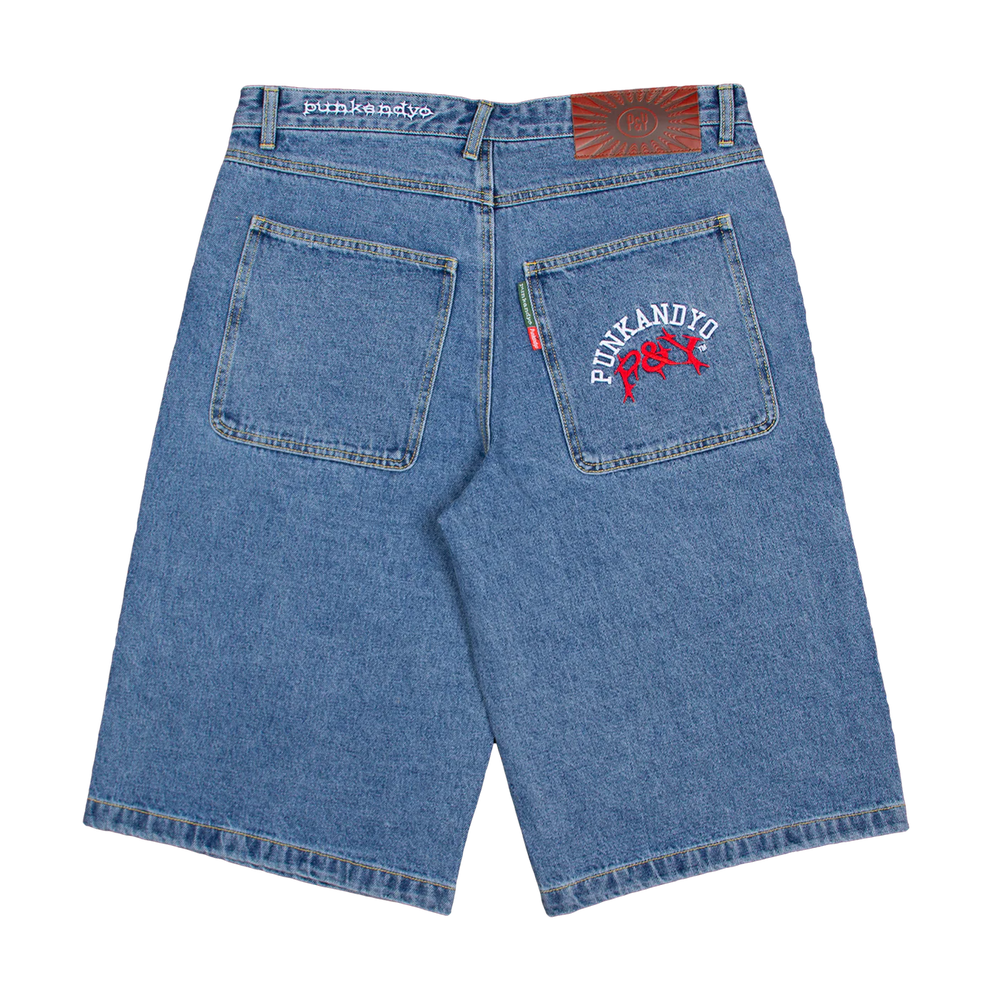 CURVE DENIM SHORTS LIGHT BLUE