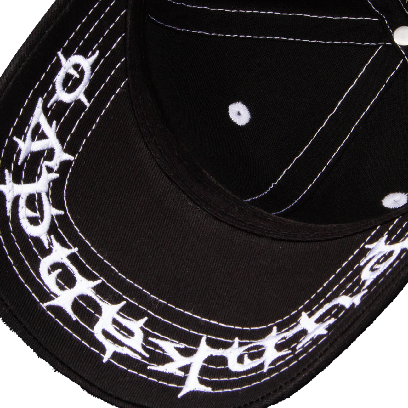 BLACK CONTRAST BASEBALL CAP