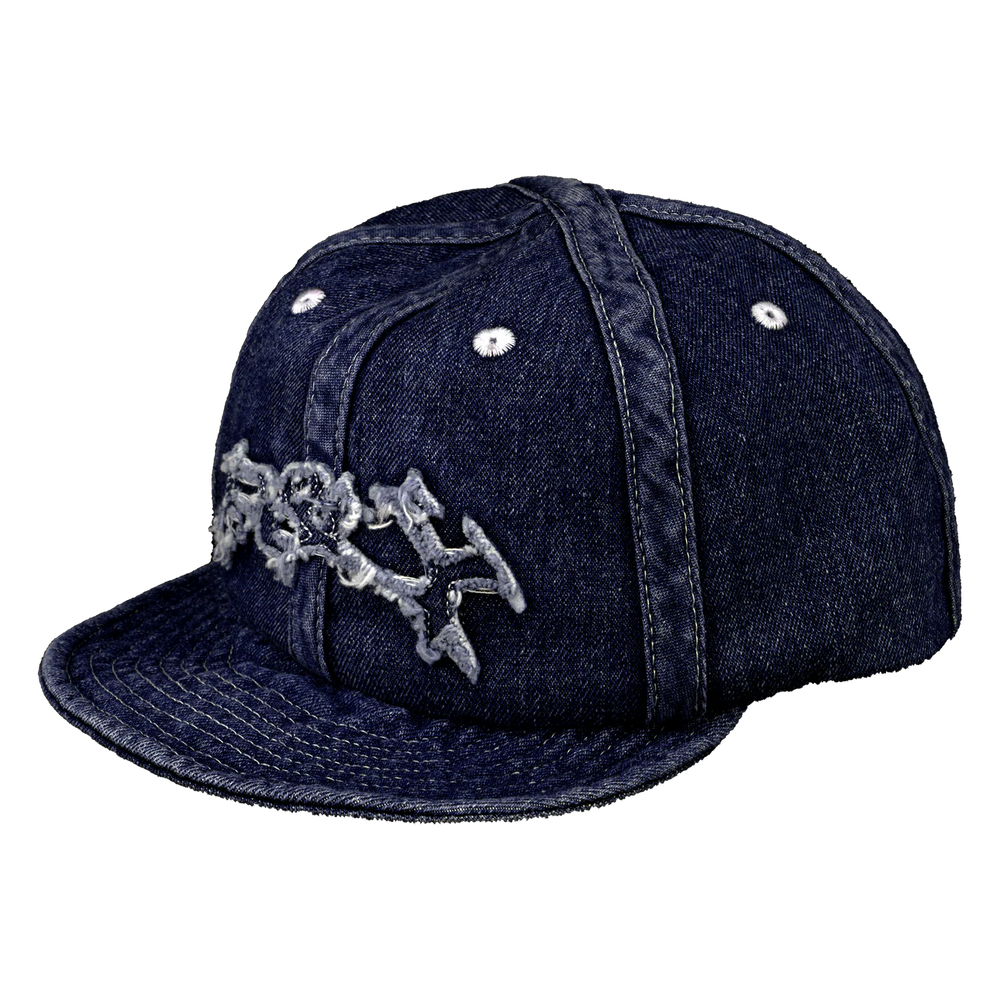 BLUE DENIM FLOPPY CAP