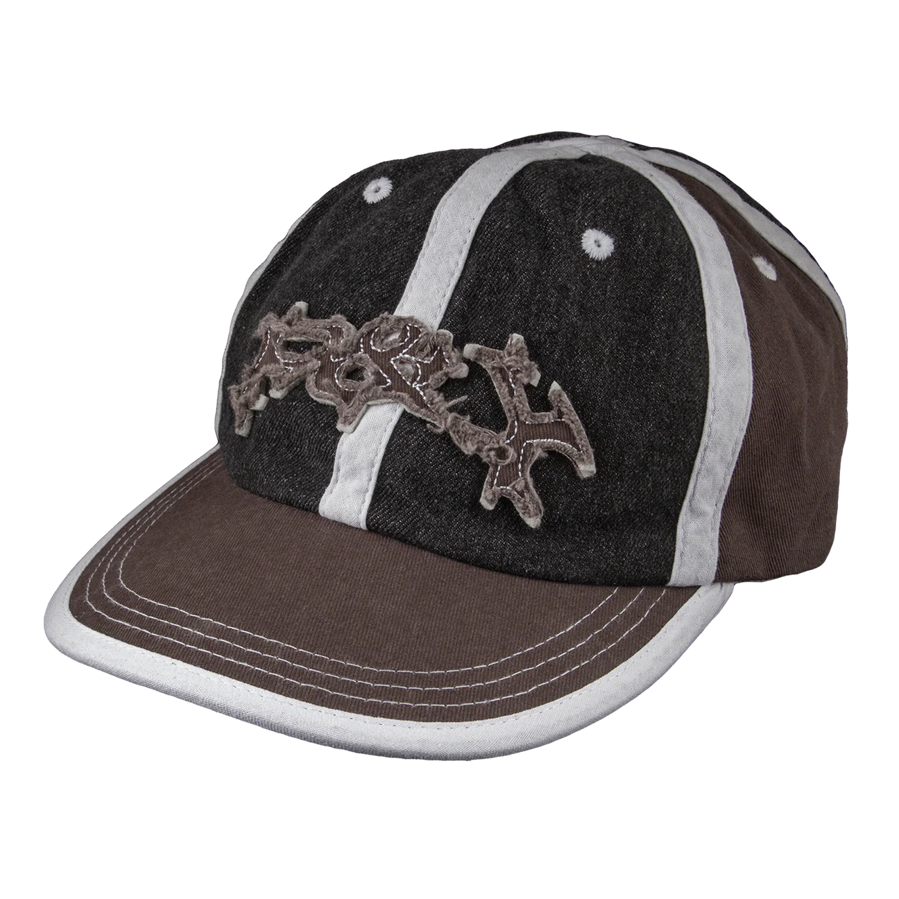 BLACK 2 TONE DENIM CAP