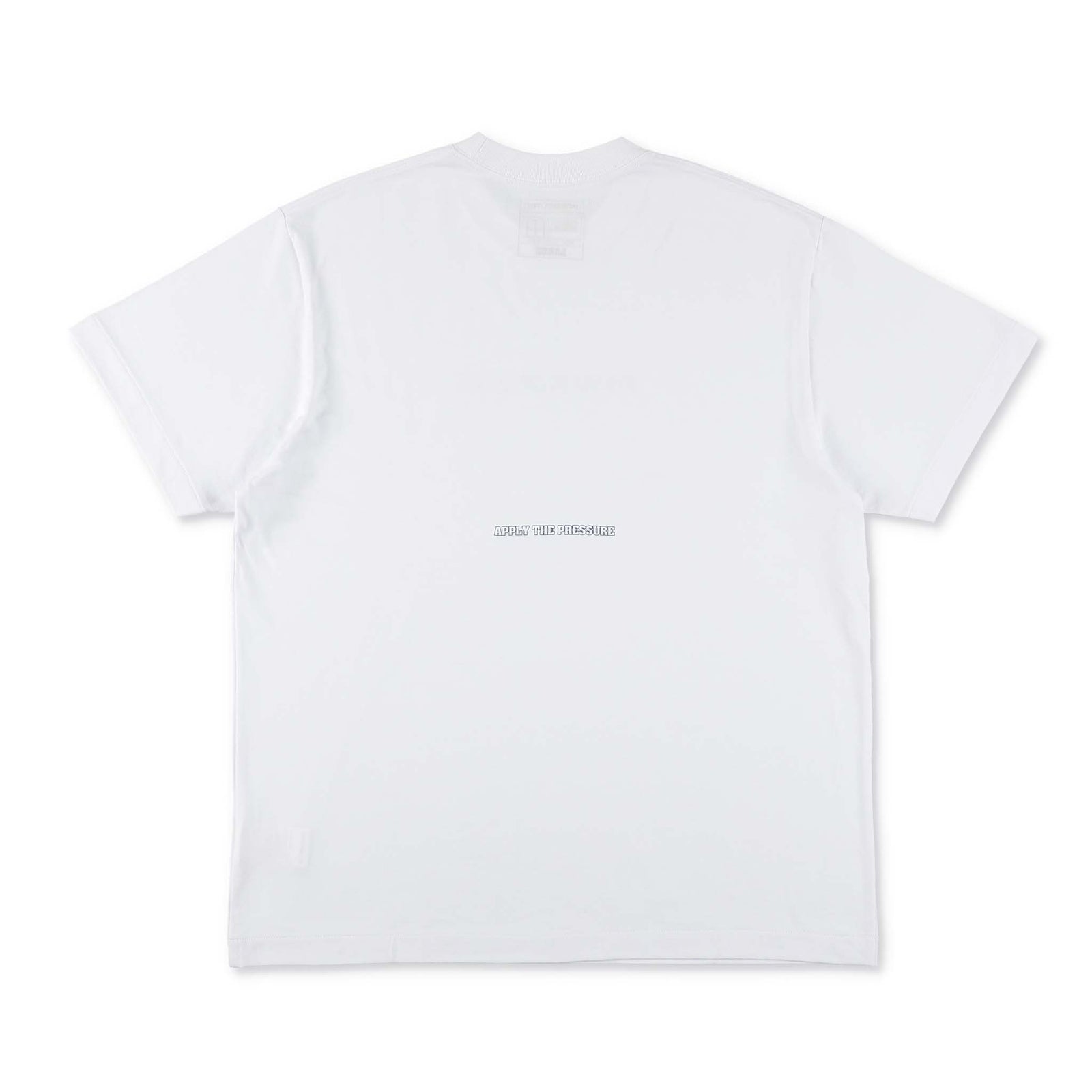 PRESSURE LOGO TEE - white